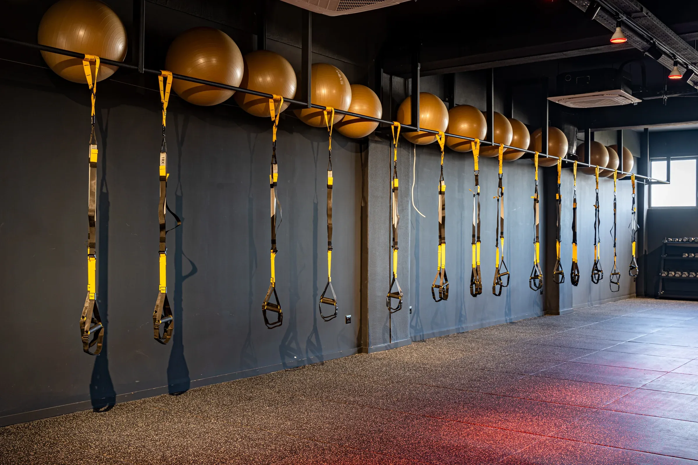Η αίθουσα λειτουργικής προπόνησης με TRX στο Gymnasium