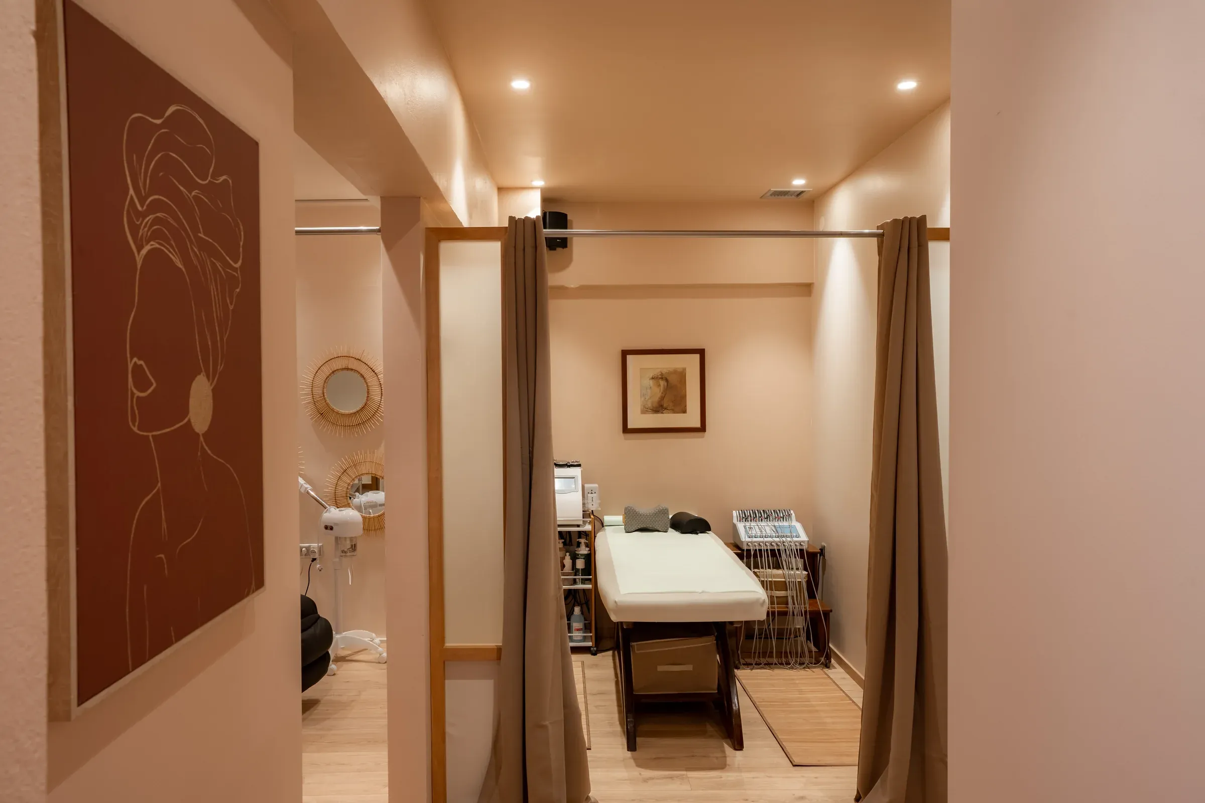 Χώρος θεραπειών στο Wellness Studio του Gymnasium