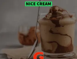 Peanut butter & chocolate nice cream