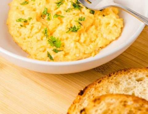 Scrambled αυγά με φέτα